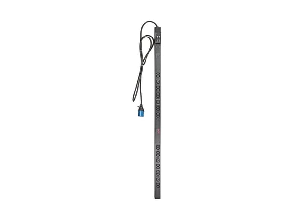 APC Basic Rack PDU Zero U - Strømfordelingslist (kan monteres i rack) - AC 230 V - inngang: IEC 60309 - utgangskontakter: 24 (power IEC 60320 C13, ...