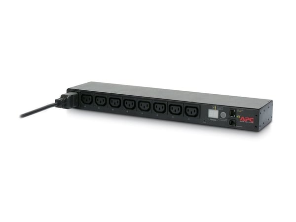 APC Switched Rack PDU - Strømfordelerenhet (kan monteres i rack) - AC 208-230 V - Ethernet, RS-232 - inngang: IEC 60320 C20 - utgangskontakter: 8 (...