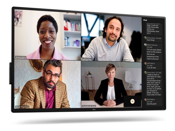Dell P5525QC - 55" Diagonalklasse LED-bakgrunnsbelyst LCD-skjerm - konferanse - 4K UHD (2160p) 3840 x 2160