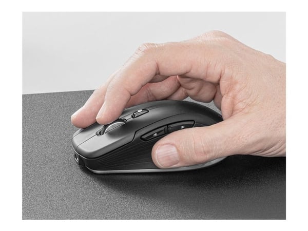 3Dconnexion CadMouse Compact Wireless - Mus - ergonomisk - optisk - 7 knapper - trådløs, kablet - Bluetooth, 2.4 GHz, USB