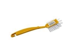 Opvaskebørste Blød/Medium Max Eco 24cm PET/RPBT med Skrabekant Gul,1 stk