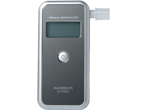 ACE AL7000 alkoholsensor sølv 0 til 4‰ utskiftbar sensor inkl. display