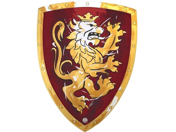 Noble Knight Foam -kilpi 45 x 34,5 cm 2 kerrosta, punainen