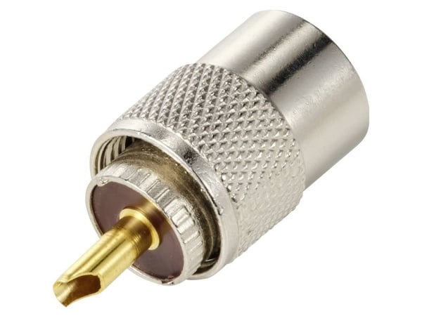 TRU COMPONENTS TC-12885932 UHF-liitin Pistoke, suora 50 ? 1 kpl