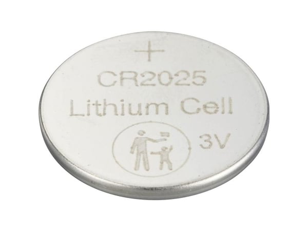 Voltcraft knappebatteri CR 2025 3 V 10 stk 160 mAh litium VC-16108000 (VC-16108000)