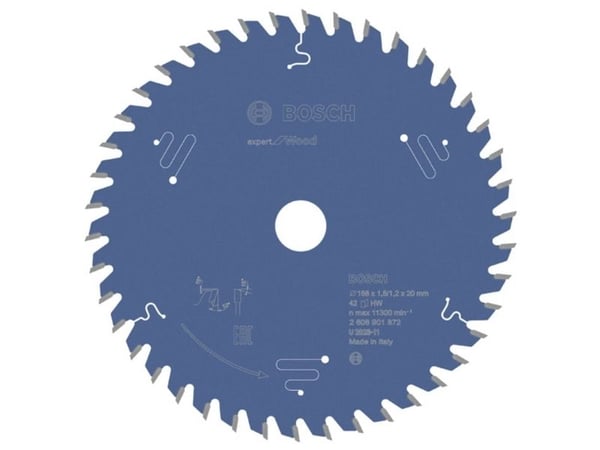 Bosch Expert 2608901872, Løvtre, Mykt tre, 16,8 cm, 2 cm, 1,2 mm, 11300 RPM, 1,8 mm