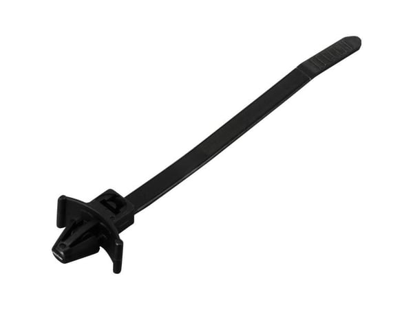 TRUKOMPONENTIT TC-WM-100-4,8-UVB-B Nippuside 100 mm 4,8 mm Musta 100 kpl