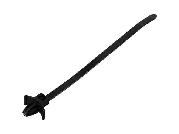 TRU COMPONENTS TC-WM-130-4,8-UVB-B Buntband 130 mm 4,8 mm Svart 100 st
