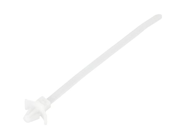 TRU COMPONENTS TC-13030684 TC-WM-130-4.8-N Kabelbinder 130 mm 4.8 mm Natur Med fingerlås, kemisk bestandighed 100 stk