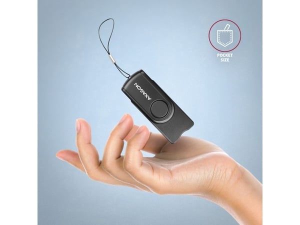 CRE-SMP2A ID-kortleser & SD/microSD/SIM-kort PocketReader USB