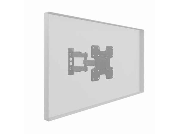 HAGOR BrackIT S-II - Monteringssett (fullt bevegelig veggfeste) - for flatpanel - svart - skjermstørrelse: 32"-43"