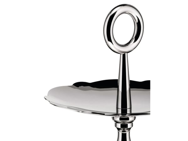 Alessi MW52/3 Kledd for X-Mas kakestativ laget av rustfritt stål med relieffdekor, stål (MW52/3)