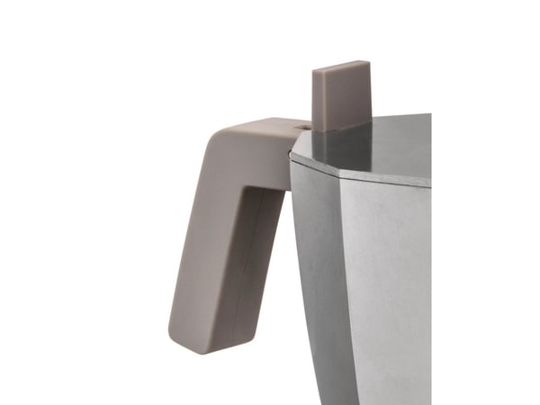 Alessi Moka, Mokabryggare, 0,3 l, Grå, Gjuten aluminium, 6 koppar, 105 mm