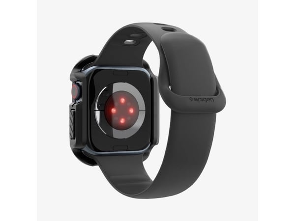 Spigen Tough Armor, Box, SmartWatch, Black, Apple, Apple Watch 10 (46mm), polykarbonat (PC), termoplastisk polyuretan (TPU)