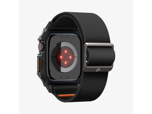 Spigen Lite Fit Pro, Etui, Smartklokke, Svart, Apple, Apple Watch (42mm), Polyester, Termoplastisk polyuretan (TPU)