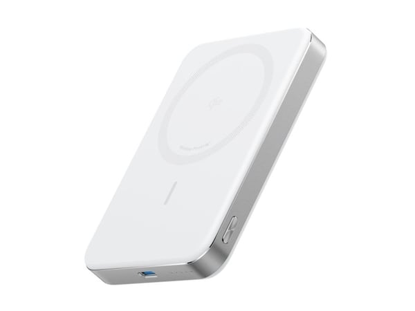 Anker MagGo - Trådløs nødlader - 10000 mAh - 30 watt - PD (USB-C) - på kabel: USB-C - hvit