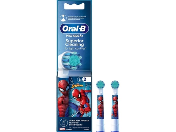 Oral-B EB10S-4 jäätyneet kiinnitysharjat sähköhammasharjaan 4 kpl Valkoinen
