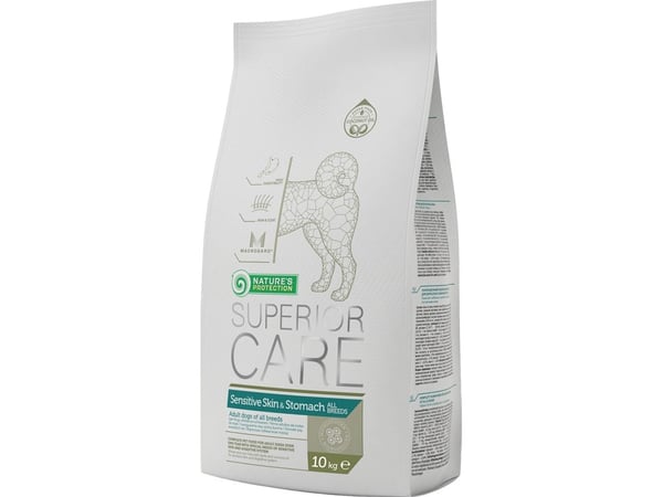 Nature's Protection Superior Care Sensitiv hud og mage med lam Voksen Alle raser 1,5 kg, tørrfôr for voksne hunder av alle raser med sensitiv hud o...