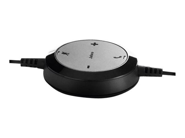 Hodetelefoner JABRA EVOLVE 20 MS Stereo USB med bue på hodet støyreduksjon USB-tilkobling med mute-knapp og volumkontroll på kabelen
