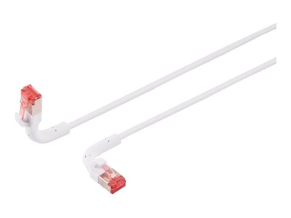 Lanview Flex-Angle - Liitäntäjohto - RJ-45 (uros) - RJ-45 (uros) - 1,5 m - 3,6 mm - U/FTP - CAT 6a - booted, knotless, 10 Gigabit Ethernet - musta