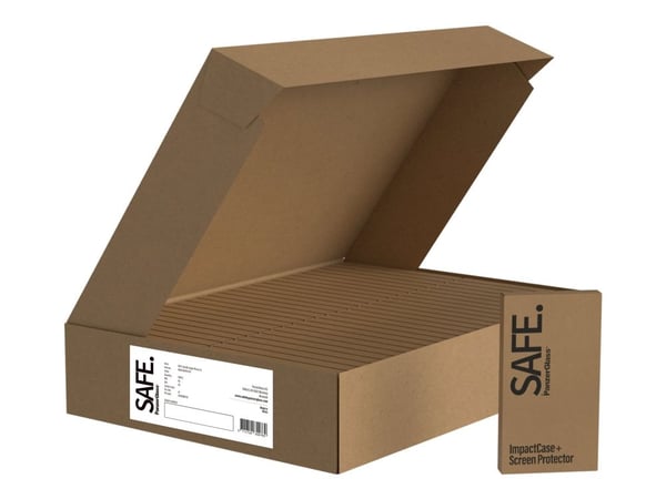SAFE. by PanzerGlass - 2-i-1 Pakke - baksidedeksel for mobiltelefon - termoplast-polyuretan (TPU), polyethlen-tereftalat (PET), oleofobisk belegg -...