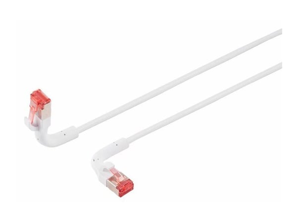 Lanview Flex-Angle - Liitäntäjohto - RJ-45 (uros) - RJ-45 (uros) - 1,5 m - 3,6 mm - U/FTP - CAT 6a - booted, knotless, 10 Gigabit Ethernet - musta
