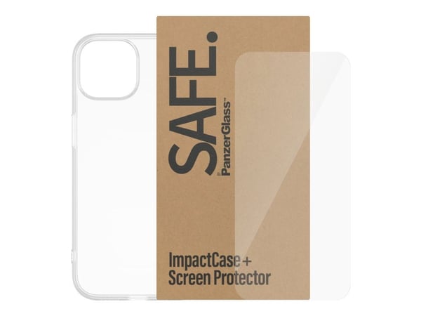 SAFE. by PanzerGlass - 2-i-1 Pakke - baksidedeksel for mobiltelefon - termoplast-polyuretan (TPU), polyethlen-tereftalat (PET), oleofobisk belegg -...