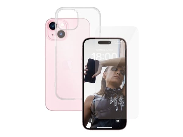 SAFE. by PanzerGlass - 2-i-1 Pakke - baksidedeksel for mobiltelefon - termoplast-polyuretan (TPU), polyethlen-tereftalat (PET), oleofobisk belegg -...