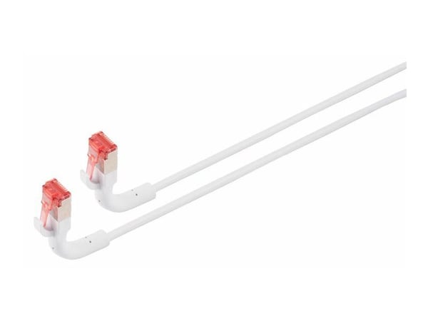 Lanview Flex-Angle - Liitäntäjohto - RJ-45 (uros) - RJ-45 (uros) - 1,5 m - 3,6 mm - U/FTP - CAT 6a - booted, knotless, 10 Gigabit Ethernet - musta