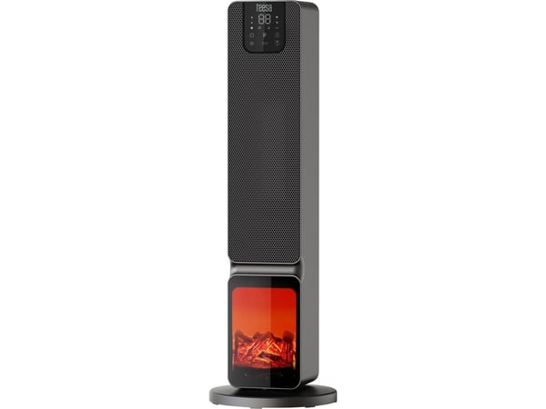 Teesa Teesa PTC-varmer med peisimitasjon (800/2000W)