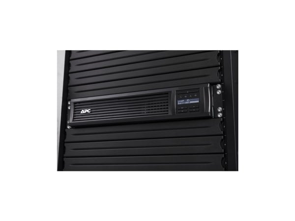 APC Smart-UPS 1500VA LCD RM - UPS (kan monteres i rack) - AC 220/230/240 V - 1000 watt - 1500 VA - RS-232, USB - utgangskontakter: 4 - 2U - svart -...