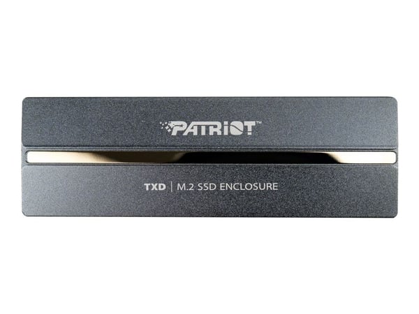 Patriot TXD USB3.2-kabinett for M.2 NVMe 1.3 SSD, opptil 8TB - Aluminium Patriot TXD USB3.2-kabinett for M.2 NVMe 1.3 SSD, opptil 8TB - Aluminium