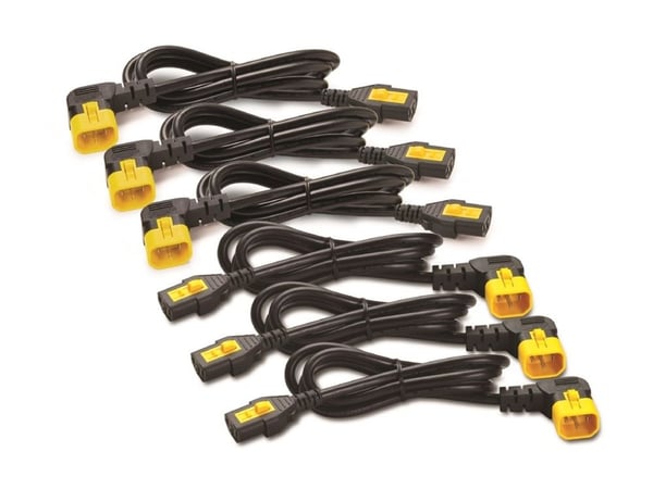 APC - Strömkabel - power IEC 60320 C13 till IEC 60320 C14 - 10 A - 1.83 m - 90° anslutning - svart - Världsomspännande - för P/N: SCL500RMI1U, SCL5...