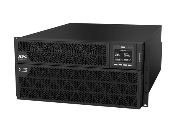 APC SRTG8KXLI, Taajuuden kaksoismuunnos (verkossa), 8 kVA, 8000 W, Sini, 100 V, 285 V