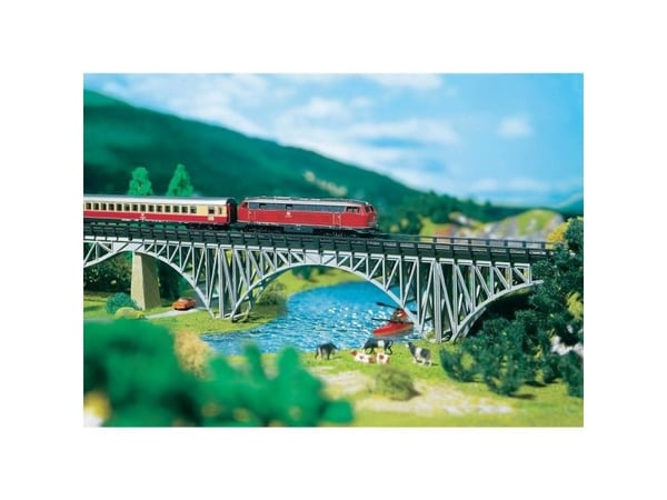Faller 282915 Z stålbærebru 1-sporet universal (L x B x H) 220 x 25 x 47 mm