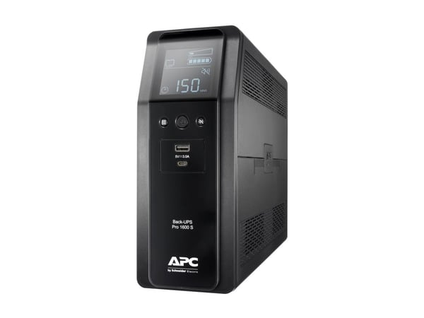 APC Back-UPS Pro BR1600SI - UPS - AC 220-240 V - 960 watt - 1600 VA - 260 Wh - USB - utgangskontakter: 8 - svart