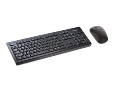 Kensington KM270 EQ - Sats med tangentbord och mus - full size - trådlös - 2.4 GHz, Bluetooth - QWERTY - USA, internationellt