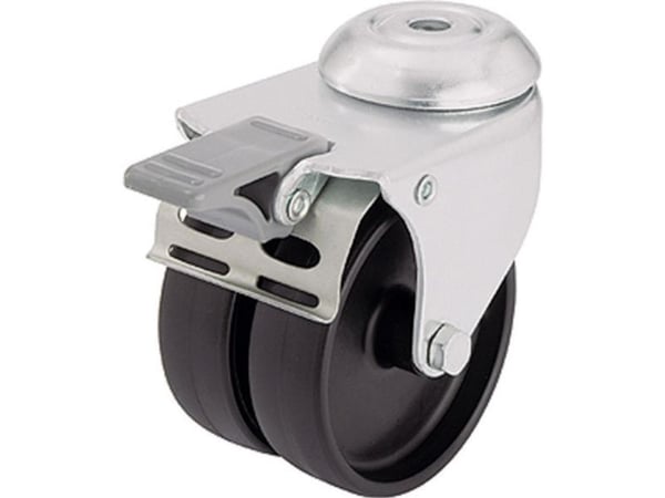 Blickle 276394 LMDA-POA 50G-FI dobbelt dreiehjul, hjuldiameter 50 mm, bæreevne (maks.) 80 kg, 1 stk