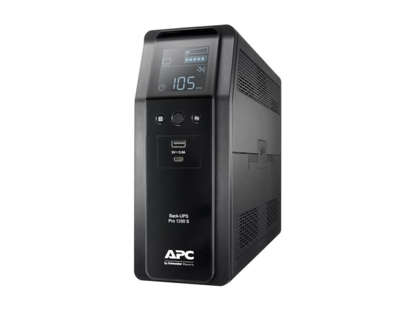 APC Back-UPS Pro BR1200SI - UPS - AC 220-240 V - 720 watt - 1200 VA - USB - utgangskontakter: 8 - svart
