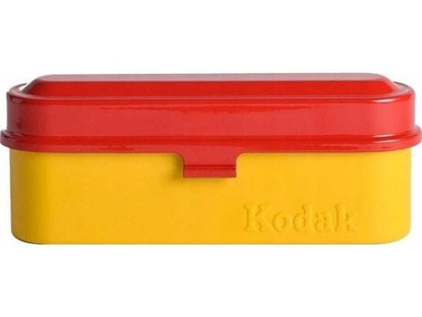 Kodak filmhylse 135 (liten) rød/gul