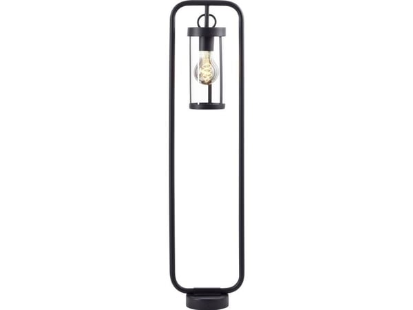 Brilliant Sidney 44293/06 utendørs stolpelampe E27 sort, transparent