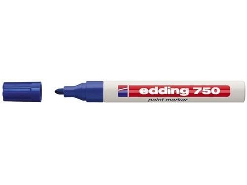 edding 750 paint - Markør - permanent - blå - fargeblekk - 2-4 mm