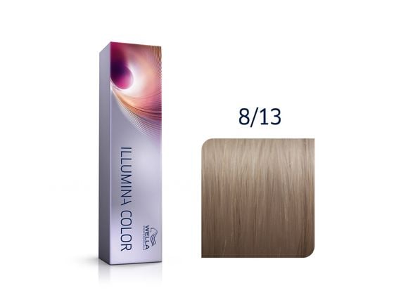 Wella Illumina Color, Blond, 8/13, Kvinna, 60 ml, Alla hår, Färgbevarande, Skyddande, Shine