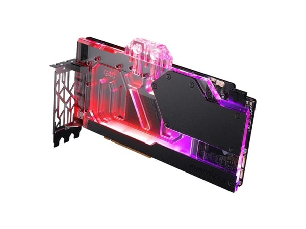 Phanteks Glacier G40, Vannblokk + Bakplate, Akryl, Kopper, Svart, Gjennomsiktig, GPU, Grafikkort, MSI GeForce RTX 4090 SUPRIM X 24G MSI GeForce RTX...