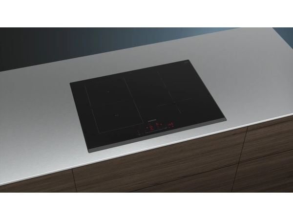 Siemens iQ500 ED751HSC1E - Induksjonskomfyrtopp - 4 plater - Nisje - bredde: 56 cm - dybde: 49 cm - fasett - svart