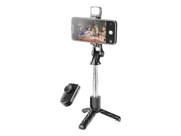 Cellularline BTSELFIESTICKSPARK, Svart, Universell, Akrylonitril-butadien-styren (ABS), 10 g, UN3091, 34 mm