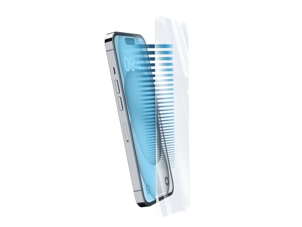 Cellularline 8018080467585, Apple, iPhone 15 Plus, iPhone 15 Pro Max, Vern mot blått lys, Ripebestandig, Sjokkresistent, Gjennomsiktig, 1 stykker