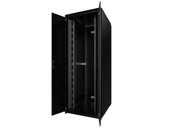 Lanview by Logon Data Line - Rack skap - 800 x 1000 mm - står på gulv - RAL 9005, svart - 42U - 19"