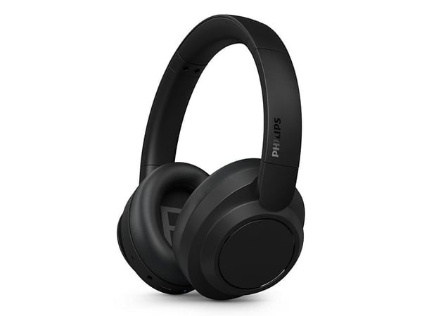 Philips TAH6509BK - Hodetelefoner med mikrofon - over-øret-montering - Bluetooth - trådløs - aktiv støydemping - svart