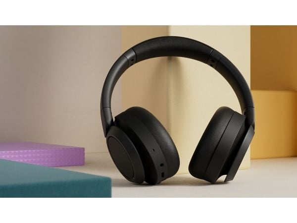 Philips TAH6509BK - Hodetelefoner med mikrofon - over-øret-montering - Bluetooth - trådløs - aktiv støydemping - svart